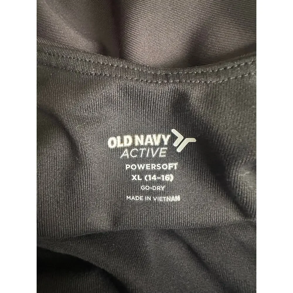 Old Navy GIRLS PowerSoft Sleeveless Athletic Dress Black XL 14-16